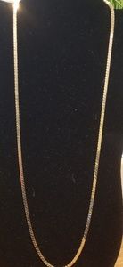 😍28" gold tone snake chain